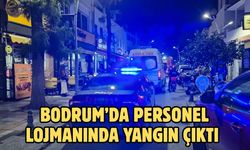 Bodrum’da Personel Lojmanında Yangın Çıktı