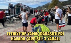 Fethiye’de yamaç paraşütleri havada çarpıştı: 3 yaralı