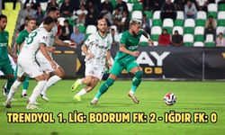 Trendyol 1. Lig: Bodrum FK: 2 - Iğdır FK: 0