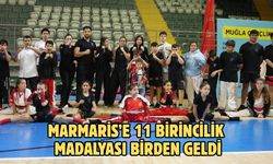 Marmaris’e 11 birincilik madalyası birden geldi