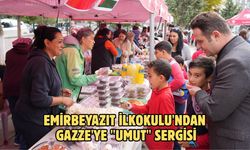 Emirbeyazıt İlkokulu'ndan Gazze'ye "Umut" sergisi