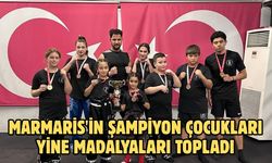 Marmaris'in şampiyon çocukları yine madalyaları topladı