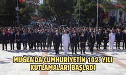 Muğla'da Cumhuriyetin 102. yılı kutlamaları başladı