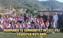 Marmaris’te Cumhuriyet’in 102. yılı coşkuyla kutlandı