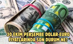30 EKİM PERŞEMBE DOLAR-EURO FİYATLARINDA SON DURUM NE?
