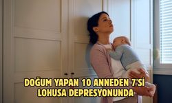 Doğum yapan 10 anneden 7'si lohusa depresyonunda