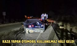 Kaza Yapan Otomobil Kullanılmaz Hâle Geldi
