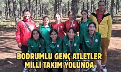 Bodrumlu Genç Atletler Milli Takım Yolunda