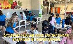 Datça'daki okullar proje yarışmasındaki başarıları ile gururlandırdı