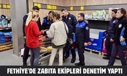 Fethiye'de zabıta ekipleri denetim yaptı