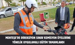 Menteşe’de direksiyon sınav komisyon üyelerine yönelik uygulamalı eğitim tamamlandı