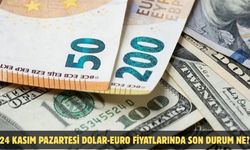 24 KASIM PAZARTESİ DOLAR-EURO FİYATLARINDA SON DURUM NE?