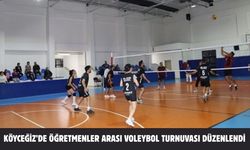 Köyceğiz’de öğretmenler arası voleybol turnuvası düzenlendi