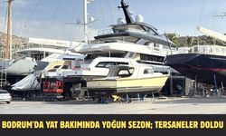 Bodrum'da yat bakımında yoğun sezon; tersaneler doldu
