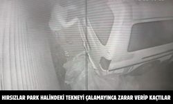 Hırsızlar park halindeki tekneyi çalamayınca zarar verip kaçtılar