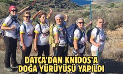 Datça’dan Knidos’a doğa yürüyüşü yapıldı