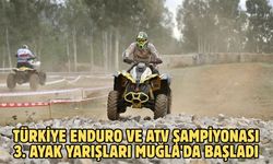 Türkiye Enduro ve ATV Şampiyonası 3. ayak yarışları Muğla'da başladı