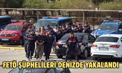 FETÖ şüphelileri denizde yakalandı