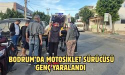Bodrum’da Motosiklet Sürücüsü Genç Yaralandı