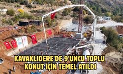 Kavaklıdere'de 9'uncu toplu konut için temel atıldı
