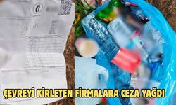 ÇEVREYİ KİRLETEN FİRMALARA CEZA YAĞDI