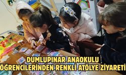 Dumlupınar Anaokulu Öğrencilerinden Renkli Atölye Ziyareti