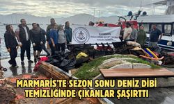 Marmaris'te sezon sonu deniz dibi temizliğinde çıkanlar şaşırttı