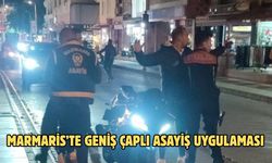 Marmaris’te geniş çaplı asayiş uygulaması