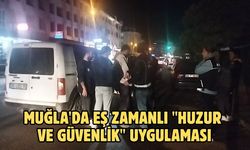 Muğla'da eş zamanlı "Huzur ve Güvenlik" uygulaması