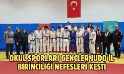 Okul sporları gençler judo il birinciliği nefesleri kesti
