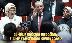 CUMHURBAŞKANI ERDOĞAN: ZULME KARŞI HAKKI SAVUNACAĞIZ