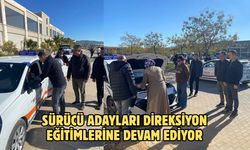 Sürücü adayları direksiyon eğitimlerine devam ediyor
