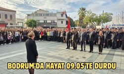 Bodrum'da hayat 09.05'te durdu