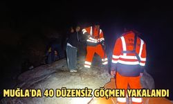 Muğla'da 40 düzensiz göçmen yakalandı