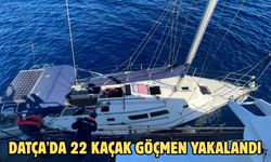 Datça'da 22 kaçak göçmen yakalandı