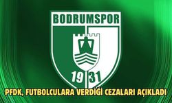 PFDK, Futbolculara Verdiği Cezaları Açıkladı