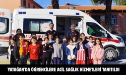 Yatağan'da öğrencilere acil sağlık hizmetleri tanıtıldı