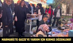 Marmaris'te Gazze'ye yardım için kermes düzenlendi