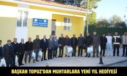 BAŞKAN TOPUZ’DAN MUHTARLARA YENİ YIL HEDİYESİ