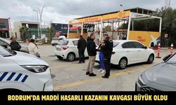 Bodrum’da maddi hasarlı kazanın kavgası büyük oldu
