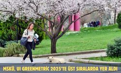 MSKÜ, UI GreenMetric 2025’te üst sıralarda yer aldı