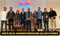 MSKÜ’de Bir İlk: Gastronomi Öğrencilerine Aşçı Ceketi Giydirildi