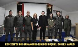 Köyceğiz’de Bir Ormancının Günlüğü başlıklı söyleşi yapıldı