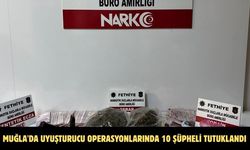 Muğla'da uyuşturucu operasyonlarında 10 şüpheli tutuklandı