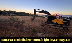 Datça'ya yeni hükümet konağı için inşaat başladı