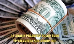 15 ARALIK PAZARTESİ DOLAR-EURO FİYATLARINDA SON DURUM NE?