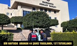 Bir haftada 44 aranan şahıs yakalandı, 15'i tutuklandı