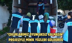 “ÇOCUKLARIMIZ OYUNCAKSIZ KALMASIN” PROJESİYLE MİNİK YÜZLERİ GÜLDÜRDÜ