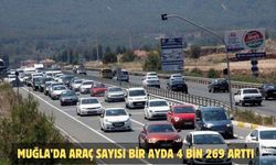 Muğla’da araç sayısı bir ayda 4 bin 269 arttı