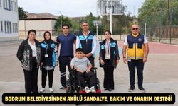 BODRUM BELEDİYESİNDEN AKÜLÜ SANDALYE, BAKIM VE ONARIM DESTEĞİ